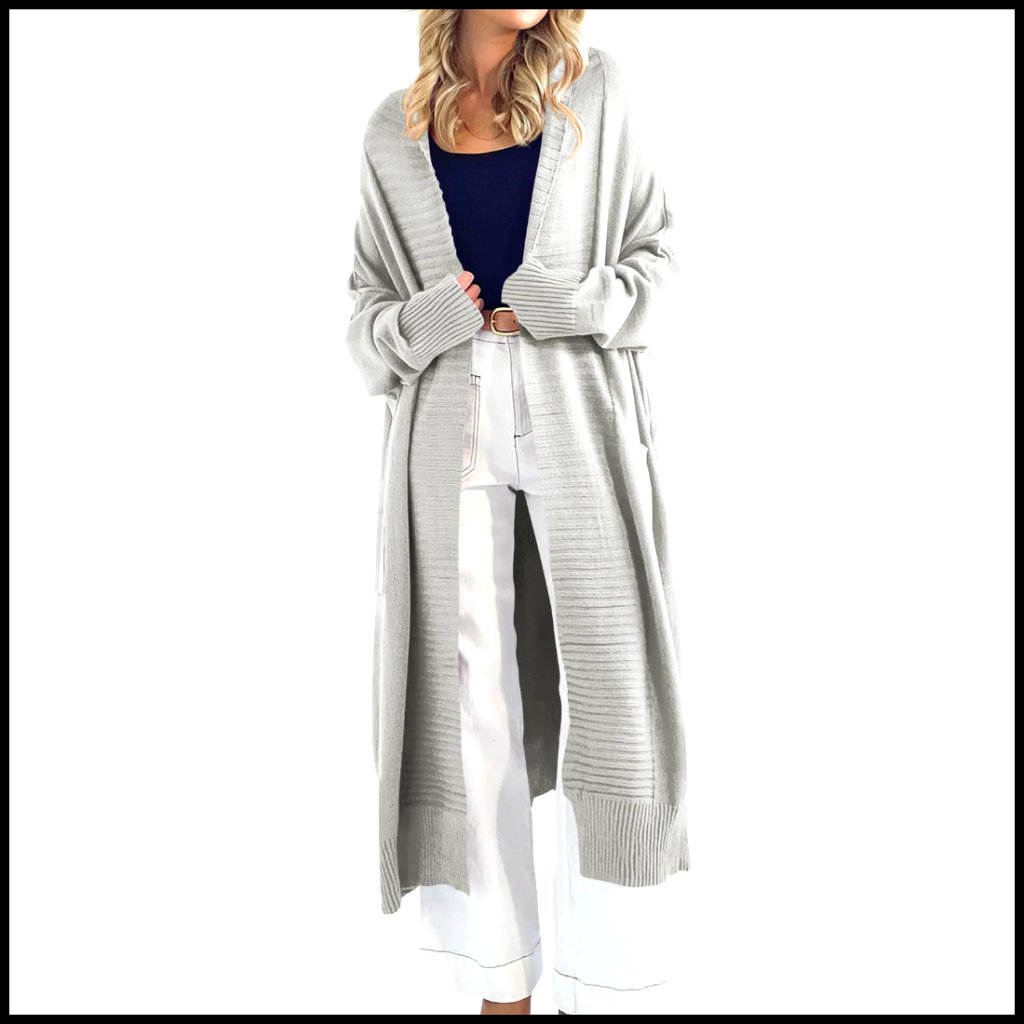 Oversized Chunky Knit Cardigan Sweater Coat With Pockets For Fall Winter